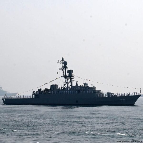 Jav Povandeninis Laivas Torpedavo Irano Karo Laiv Indijos Vandenyne