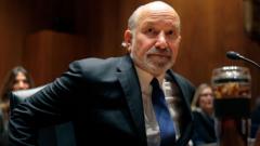 JAV prekybos sekretorius liudys Kongrese dėl ryšių su Epsteinu