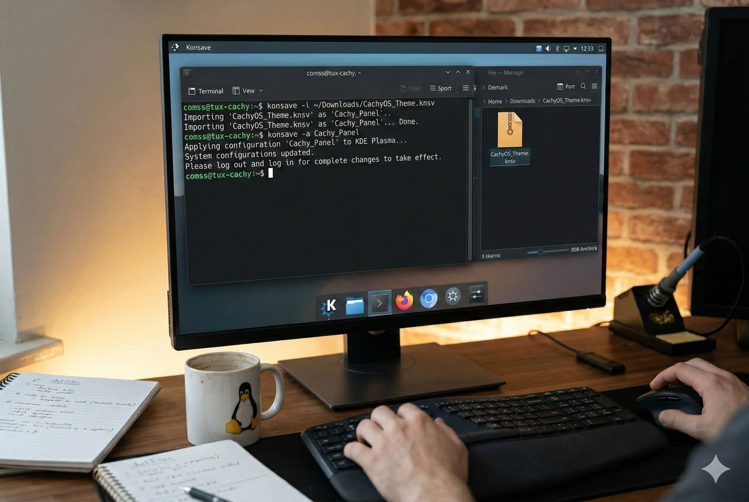 Konsave Rankis Kde Plasma Nustatym Perklimas Tarp Linux Distribucij