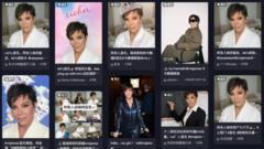 Kris Jenner atvaizdas Kinijos socialinėje medijoje tapo sėkmės simboliu