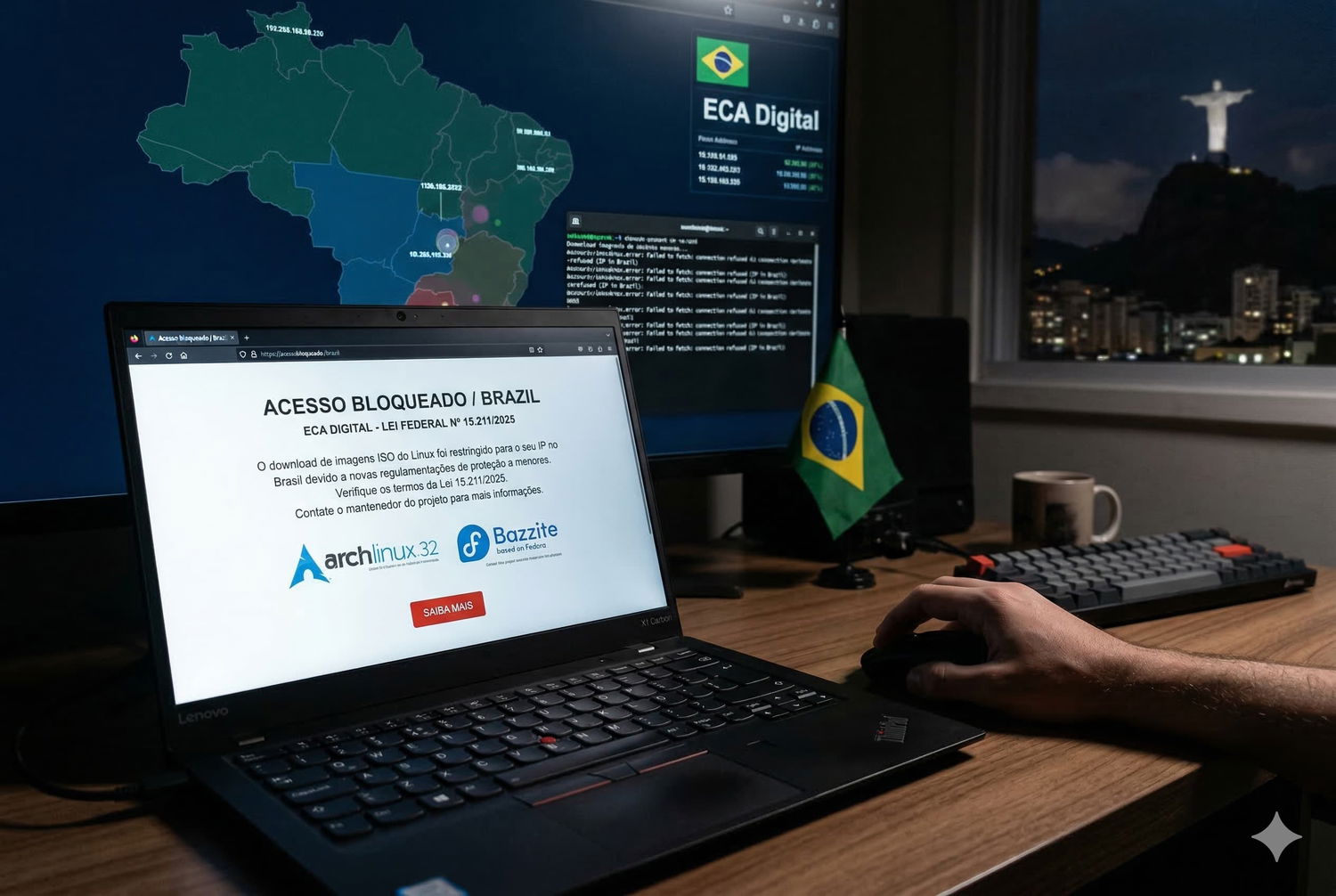 Linux Distribucijos Blokuoja Ip Adresus I Brazilijos Dl Naujo Statymo