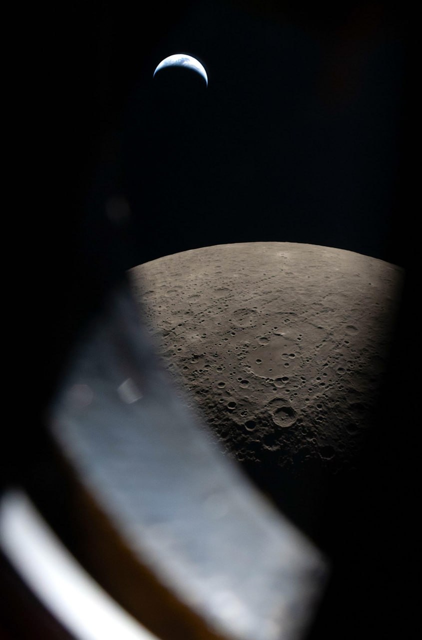 10779 Kosminio Laivo Orion Vaizdas Pro Iliuminatorių Misijos Ar