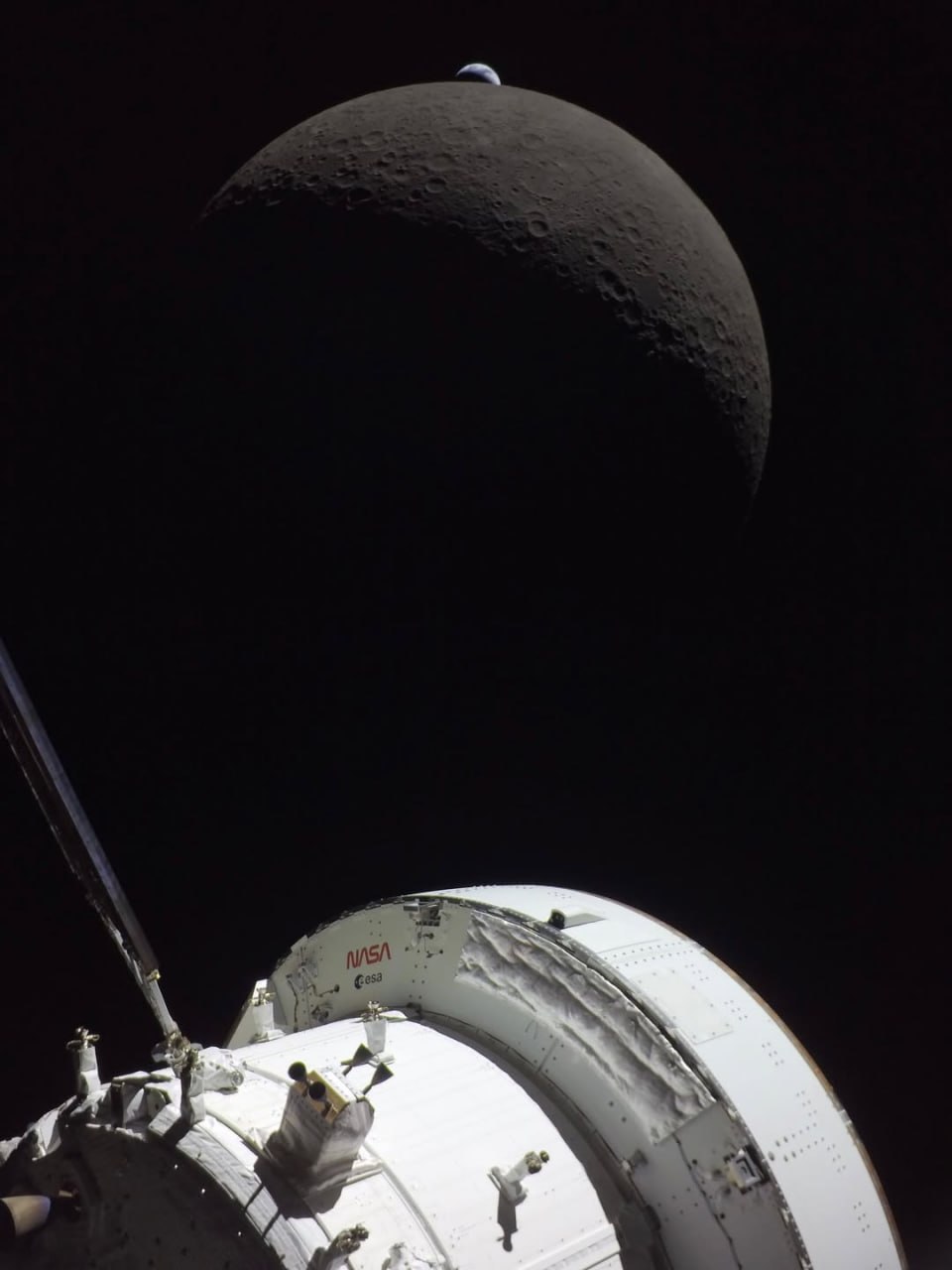 10794 Kosminis Laivas Orion Užfiksavo įspūdingą Žemės Vaizdą Per A