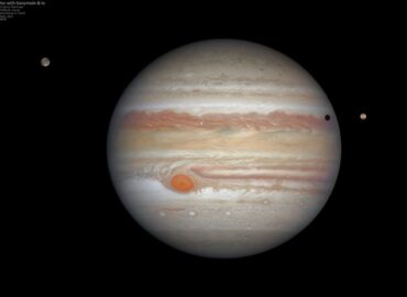10847 Jupiteris Ir Jo Palydovai Natūraliomis Spalvomis Užfiksuoti 