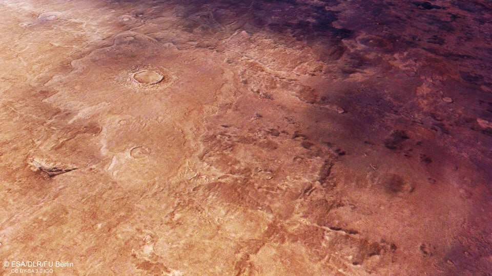 1458 Marsas Keičiasi Vulkaninis Pelenas Juda Utopijos Lygumoje