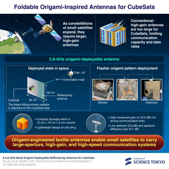 Japoniški inžinieriai kuria kosminę anteną naudodami origami technologiją