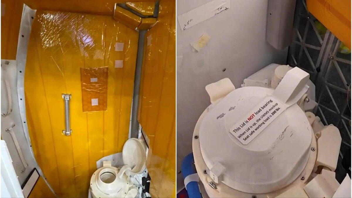 16315 Astronautų Skrydyje į Mėnulį Vėl Sugedo Tualetas