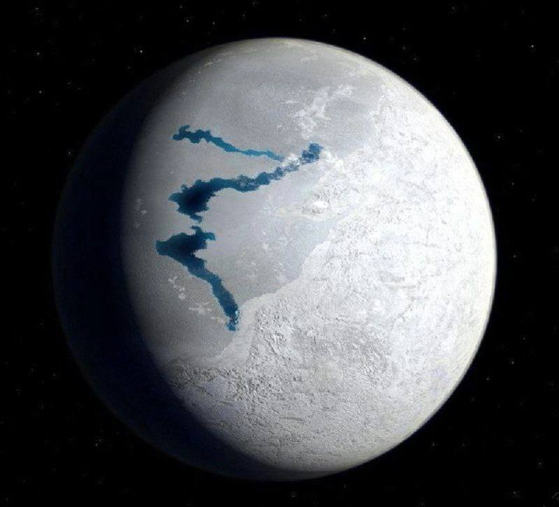 Žemės vaizdas Ledo amžiuje prieš 2,4 mlrd. metų