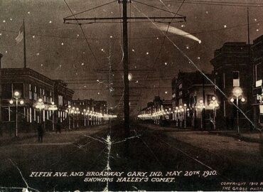 16388 1910 M Halio Kometa Virš Penktosios Aveniu Ir Brodvėjaus Ni