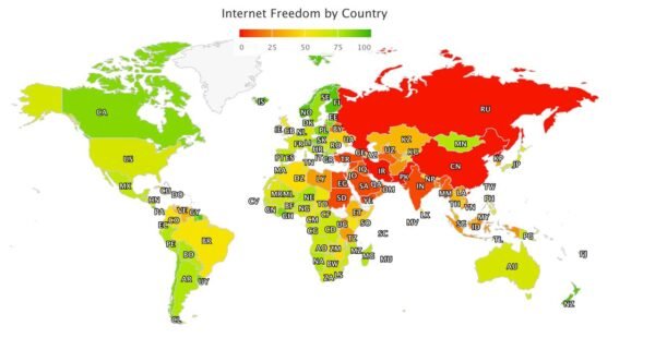 20638 Rusija Užima Priešpaskutinę Vietą Pasaulyje Pagal Interneto