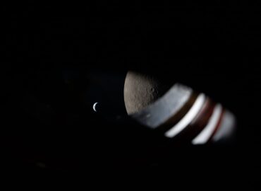 2419 Žemės Ir Mėnulio Vaizdas Iš Orion Erdvėlaivio