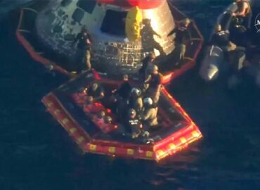 2431 Oriono Kapsulės Sugrįžimas Astronautų Saugus Nusileidimas I