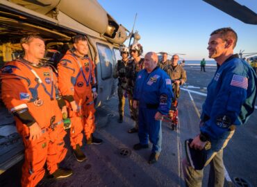 2436 Oriono Kapsulės Sugrįžimas Astronautų Saugus Nusileidimas I