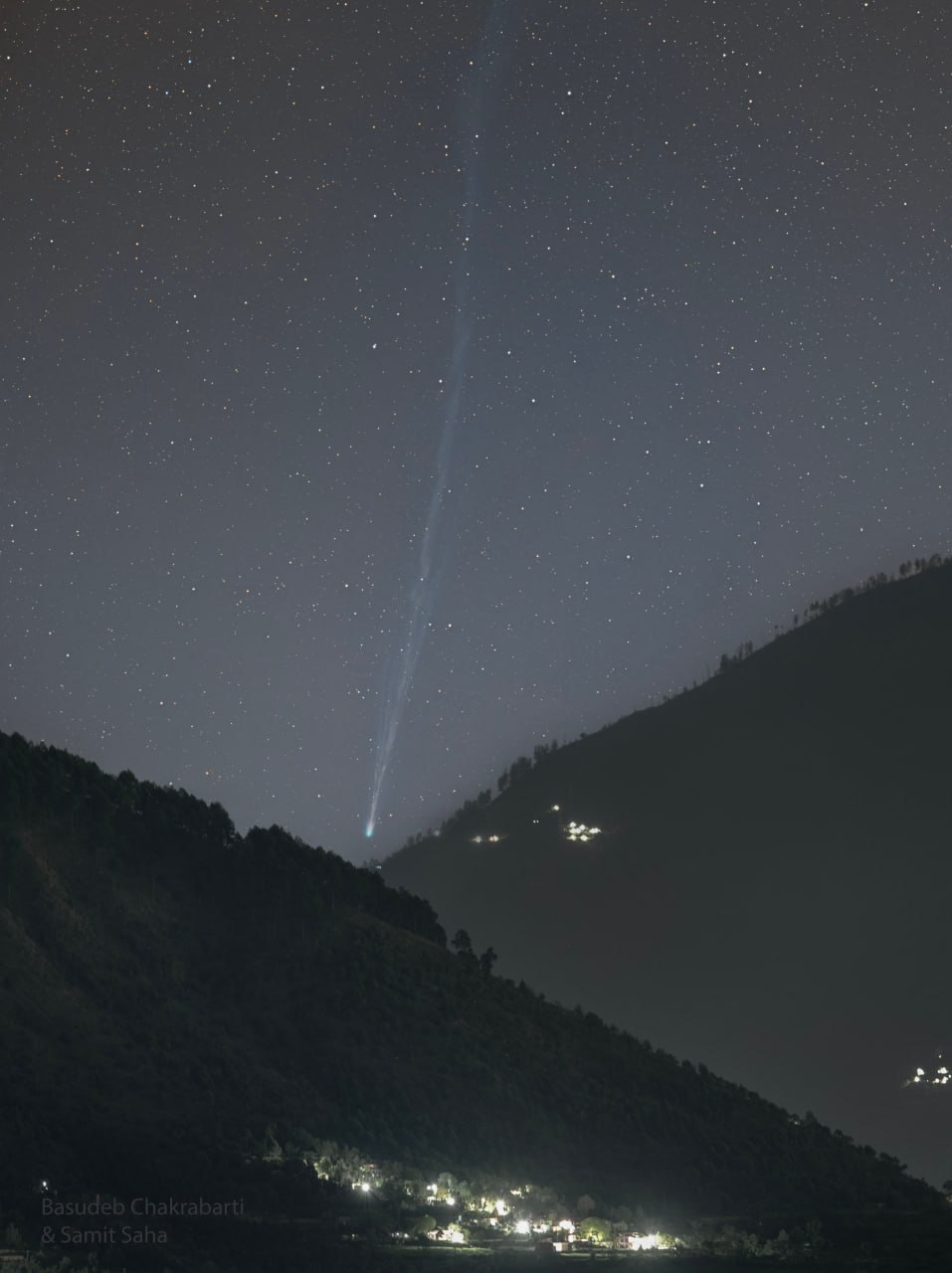 2488 Kometa R3 Panstarrs įspūdingas Vaizdas Iš Himalajų