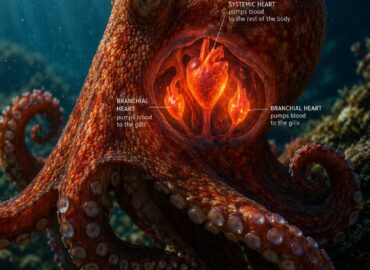 4201 Aštuonkojai Turi Tris širdis Ir Mėlyną Kraują Kaip Tai Veik