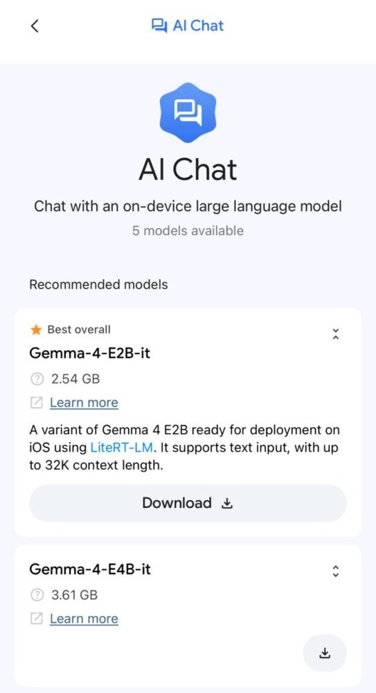 6972 Gemma 4 Nauja Ai Edge Gallery Programėlė Veikia Be Internet
