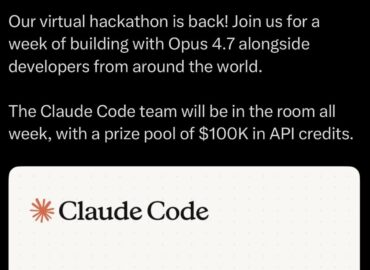 7085 Anthropic Organizuoja Pasaulinį Hakatoną Su 100000 Prizini