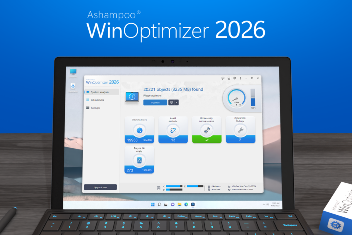 Ashampoo WinOptimizer 2026: nemokama licencija visam laikui