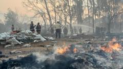 Indijoje Vykusioje Fejerverk Gamykloje Sprogimas Nusine Trylika Gyvybi