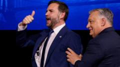 Jd Vance Gina Orbno Kampanijos Palaikym Po Pralaimjimo Rinkimuose