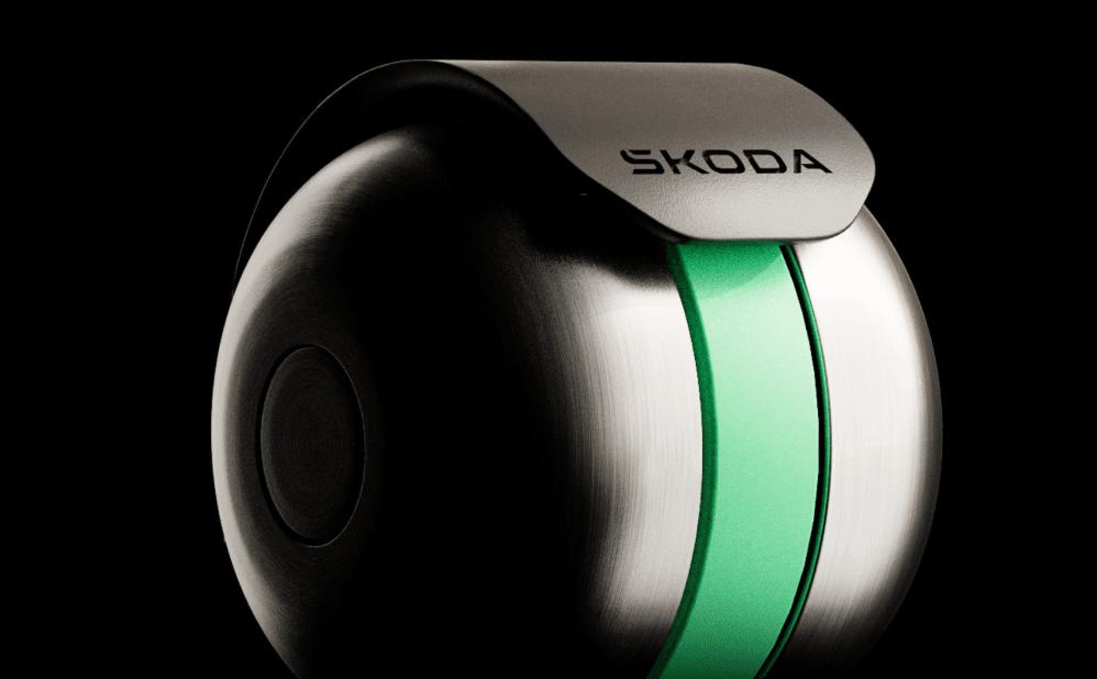 Škoda DuoBell dviračio skambutis gali būti girdimas net su triukšmą slopinančiomis ausinėmis