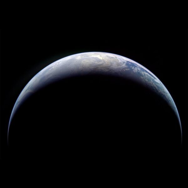 10930 Žemės Vaizdas Iš Kosmoso Rosetta Užfiksuotas Plonas Pusmė