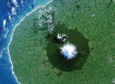 10942 Naujosios Zelandijos Taranaki Kalnas įspūdingas Vaizdas Iš