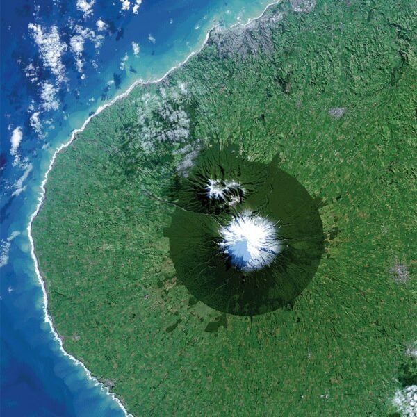 10942 Naujosios Zelandijos Taranaki Kalnas įspūdingas Vaizdas Iš
