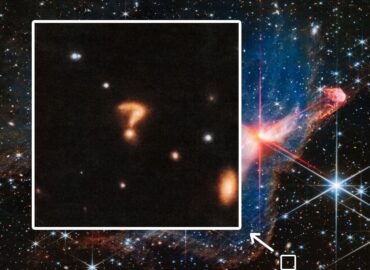 10951 Kosminis Klausimo ženklas Jwst Teleskopas Užfiksavo Neįpras