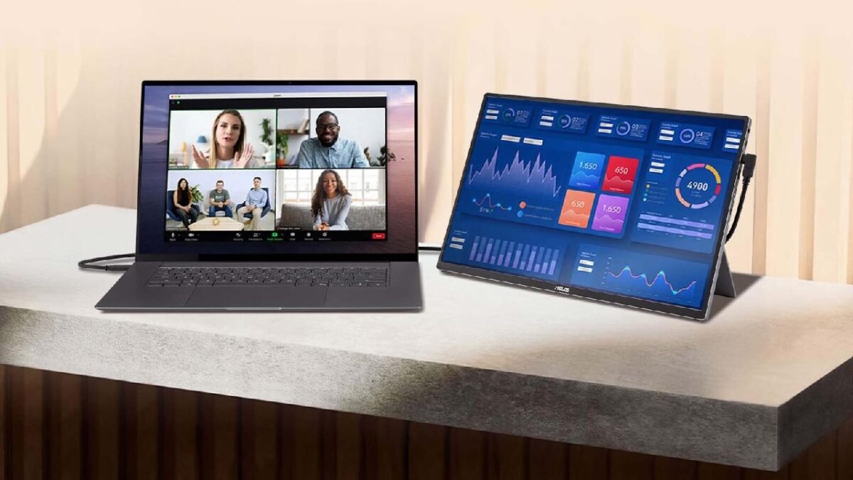 20823 Asus Pristato Naują Zenscreen Mq16fc 16 Colių Oled Papildo