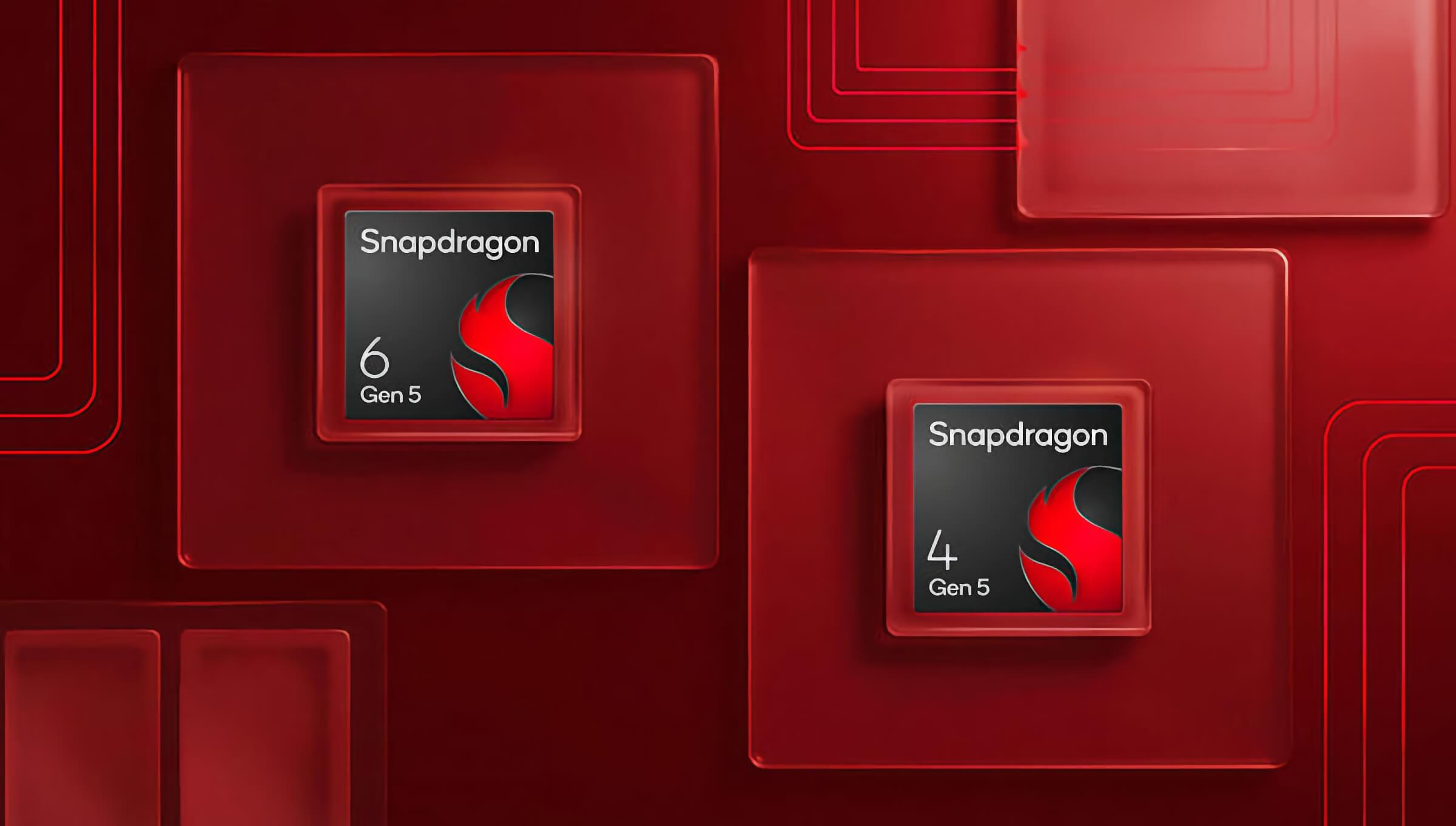 20838 Qualcomm Pristatė Snapdragon 6 Gen 5 Ir Snapdragon 4 Gen 5 L