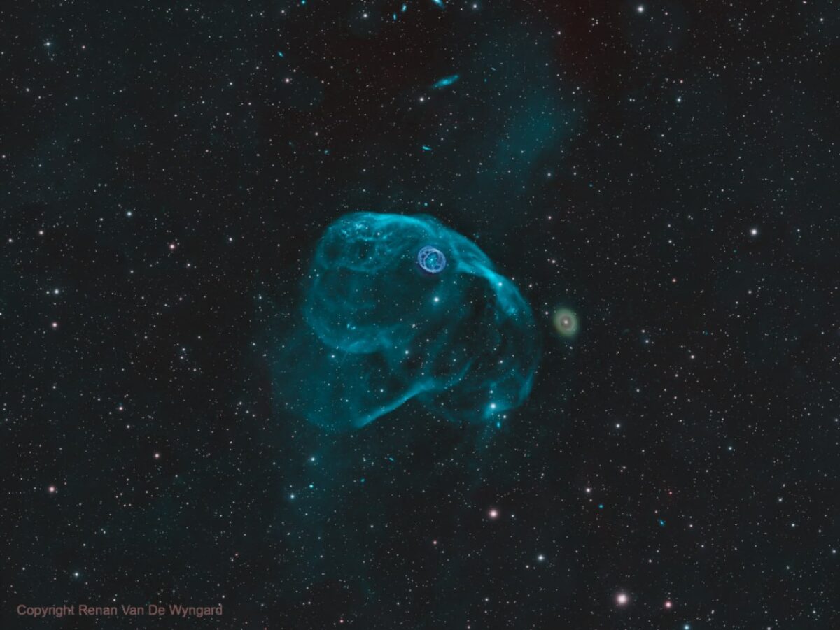 Planetarinė ūkas Longmore 8: paslaptingas objektas Kentauro žvaigždyne 3454 Planetarinė ūkas Longmore 8 Paslaptingas Objektas Kentauro