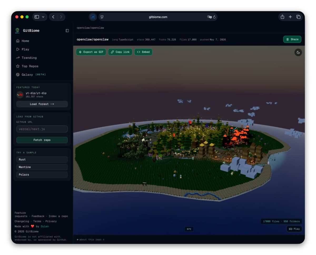7130 Github Transformuojasi į Minecraft Pasaulį Kiekvienas Repoz