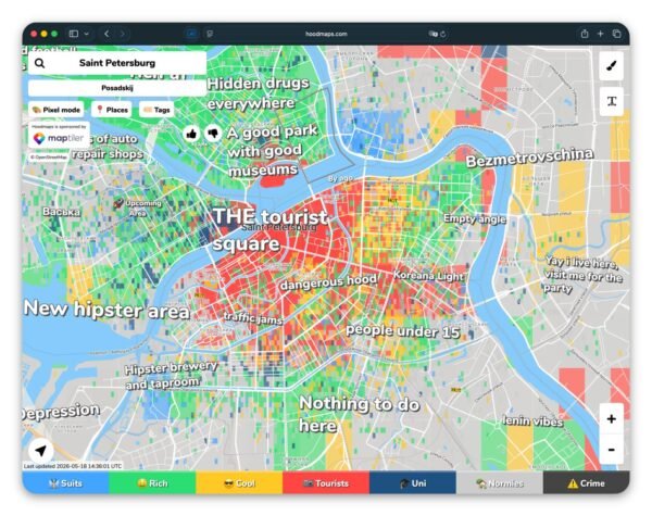 7222 Hoodmaps Platforma Atskleidžianti Tiesą Apie Miestus