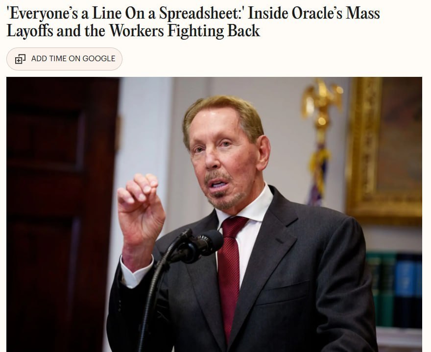 7720 Oracle Atleido 30 000 Darbuotojų Pakeitė Juos Dirbtiniu Int
