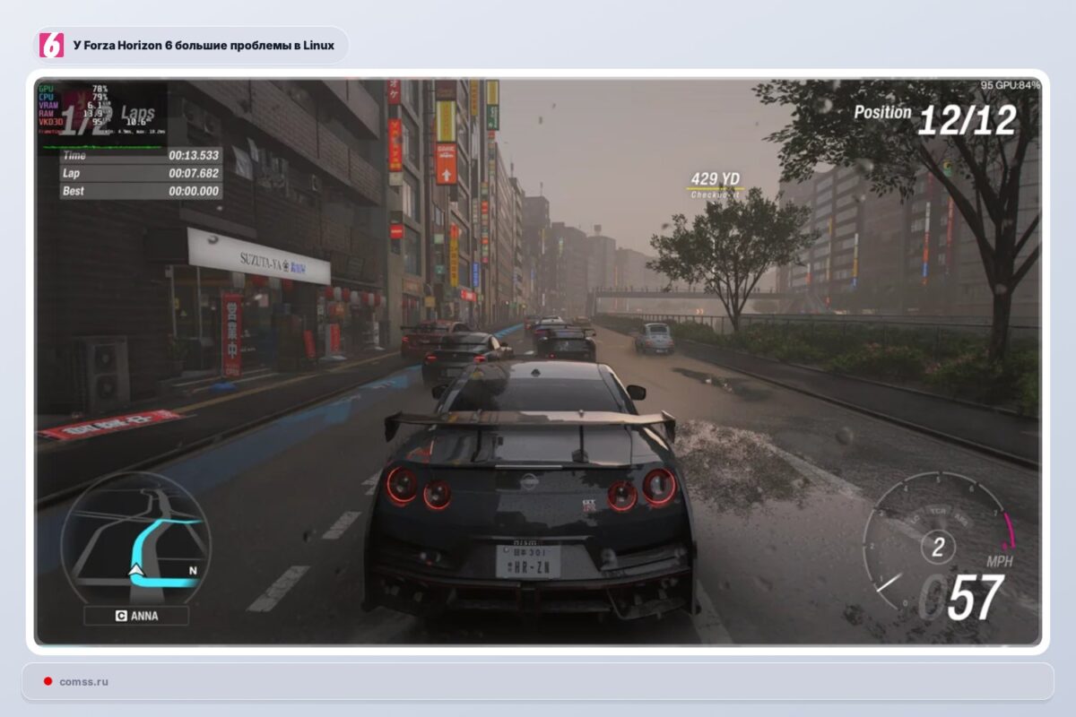 Forza Horizon 6 Susiduria Su Rimtomis Problemomis Linux Sistemoje