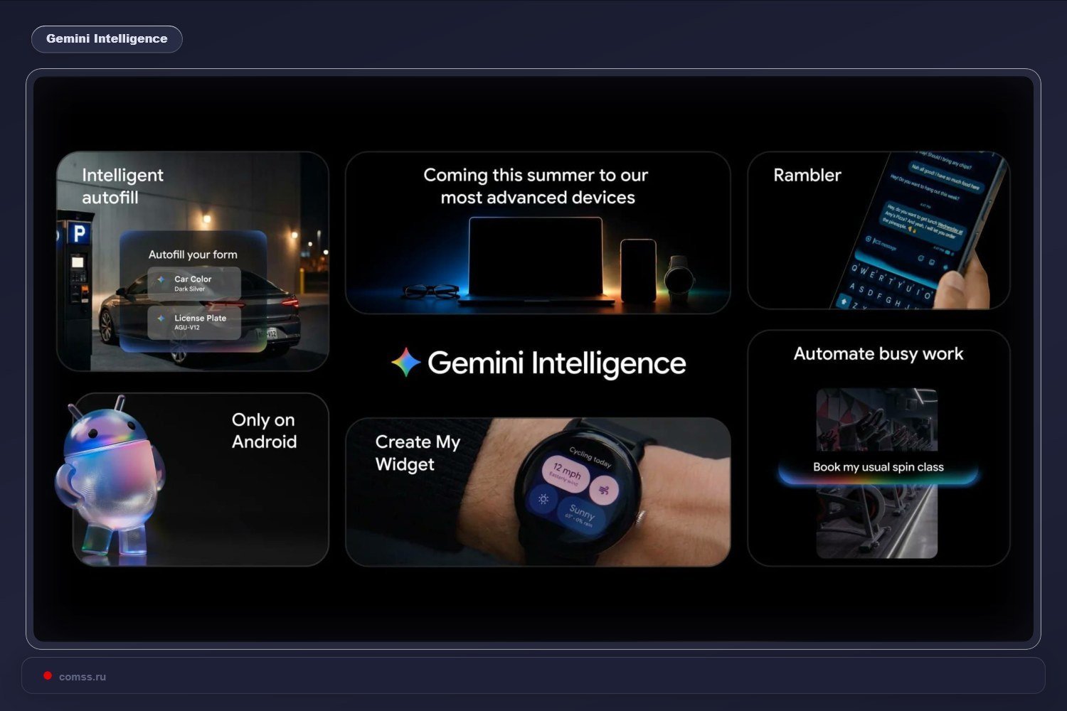 Google Pristat Gemini Intelligence Android Sistemai Paleidimas Numatytas Vasar