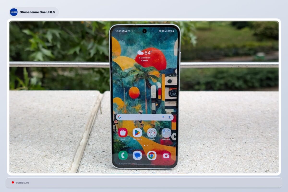 Samsung Galaxy S24 FE gavo One UI 8.5 atnaujinimą su Galaxy AI funkcijomis