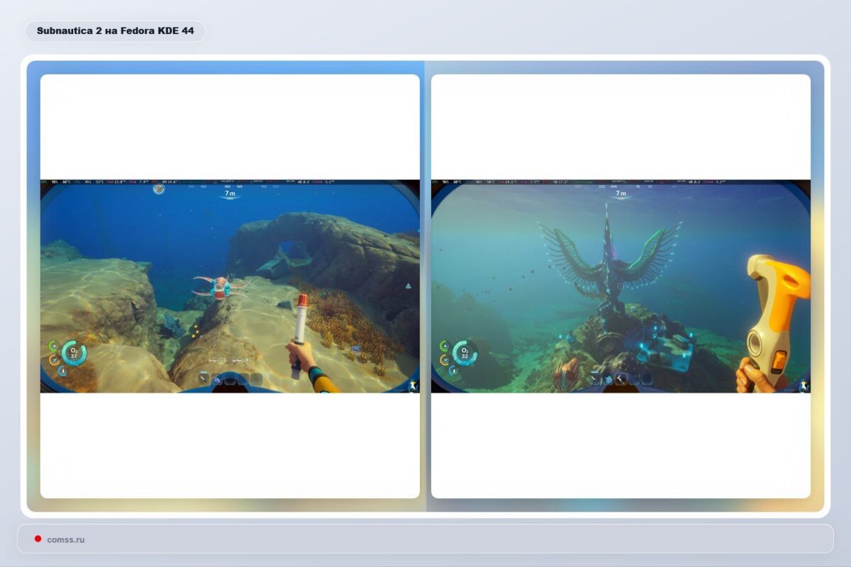 Subnautica 2 veikia stabiliai Linux, bet Steam Deck susiduria su problemomis