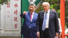 Trumpas ir Xi susitikimas baigėsi be reikšmingų prekybos susitarimų