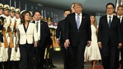 Trumpo vizitas Kinijoje: prekyba, Iranas ir Taivanas – pagrindinės temos