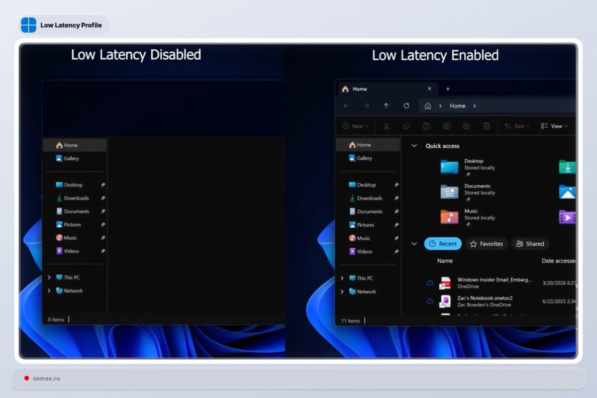 Windows 11: Low Latency Profile funkcija pagreitina „Start“ meniu ir programas
