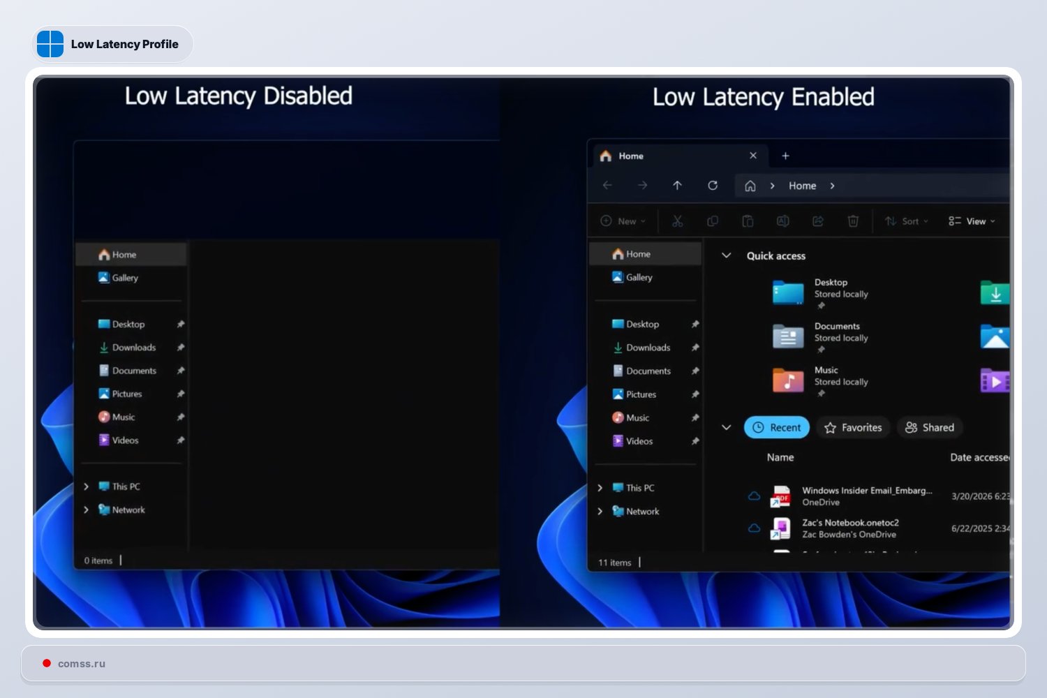 Windows 11 Low Latency Profile Funkcija Pagreitina Start Meniu Ir Programas
