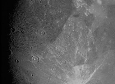 11039 Ganimedas Detalus Jupiterio Palydovo Atvaizdas Primenantis