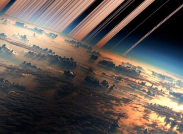 11057 Žemė Su žiedais Kaip Saturnas Kaip Atrodytų Mūsų Planeta