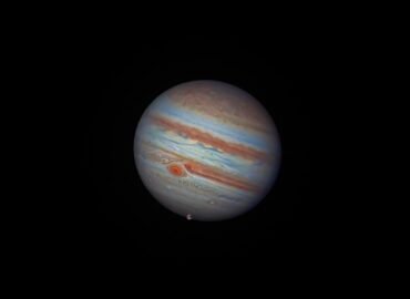 11111 Neįtikėtina Jupiterio Ir Ganimedo Nuotrauka Padaryta Mėgėji