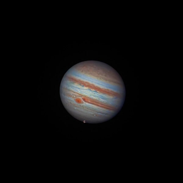 Neįtikėtina: Jupiterio ir Ganimedo nuotrauka padaryta mėgėjišku teleskopu