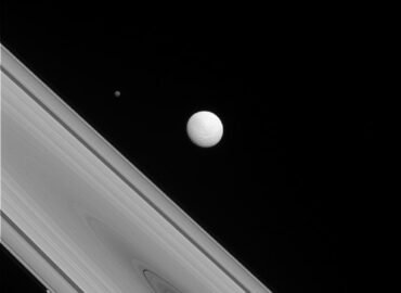 11122 Kosminis Aparatas Cassini Užfiksavo Saturno žiedus Ir Tris