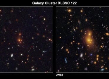 1554 Galaktikų Spiečius Xlssc 122 Neįprastas Brandumas 10 Mlrd 
