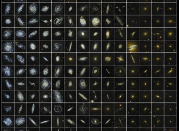 16590 Galex Teleskopas Atskleidžia 196 Galaktikų Koliažą Ultraviol